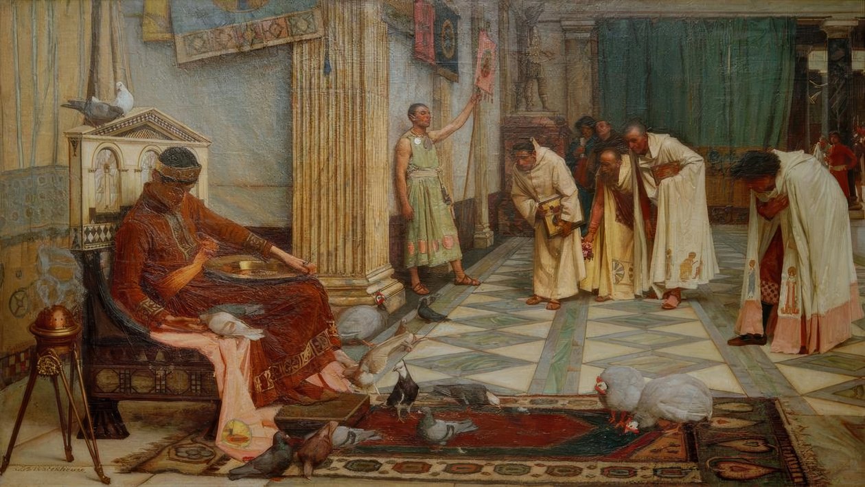 Oblíbenci císaře Honoria od John William Waterhouse