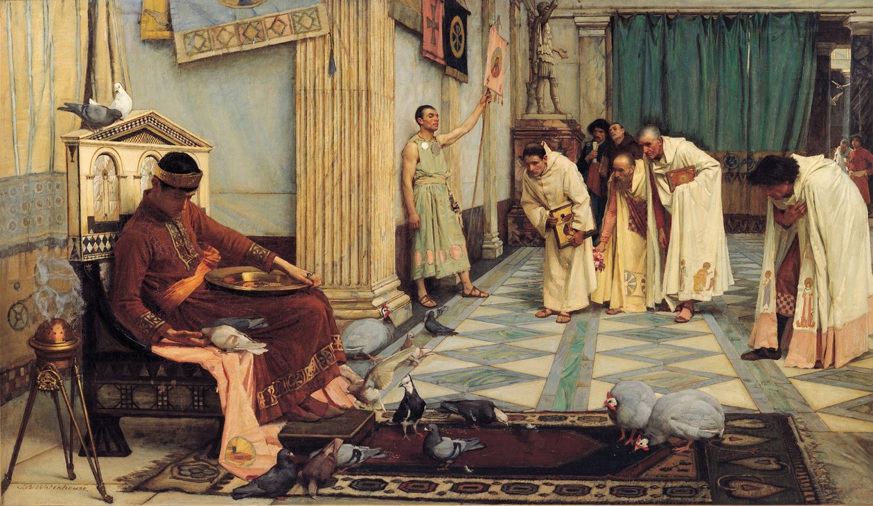 Oblíbenci císaře Honoria, 1883 od John William Waterhouse
