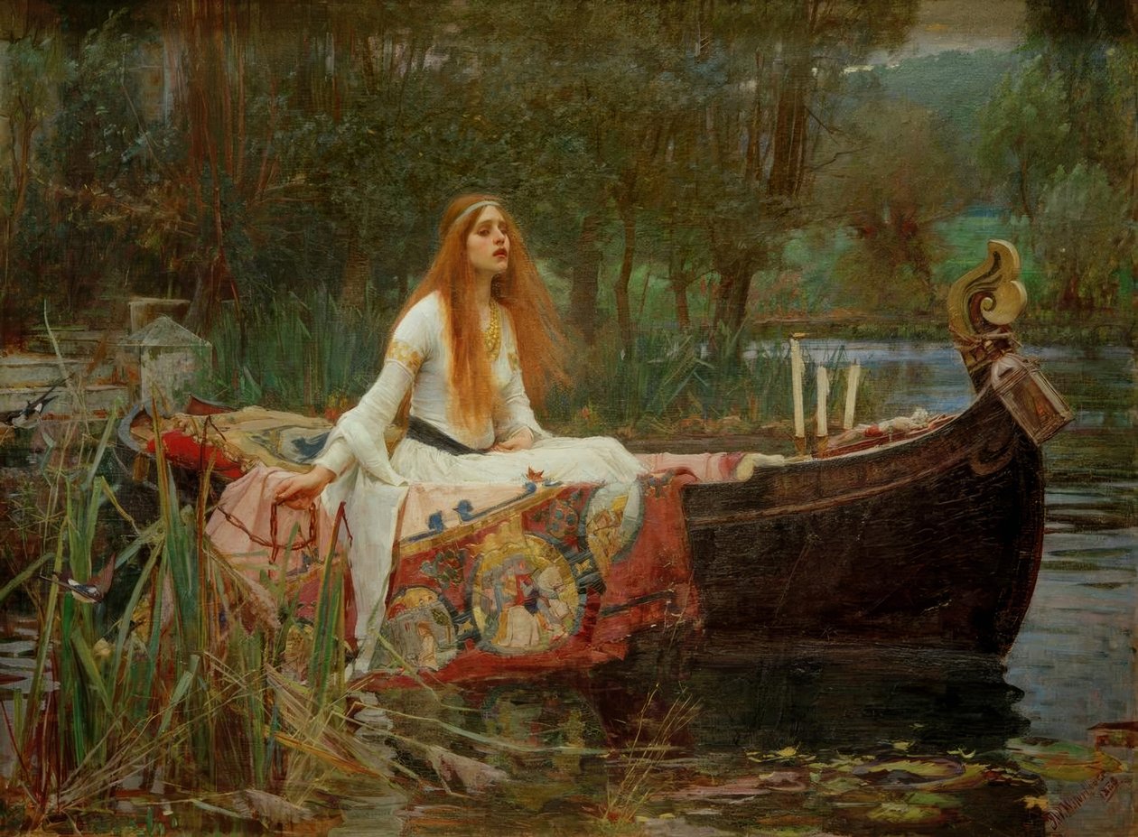Paní ze Shalott od John William Waterhouse