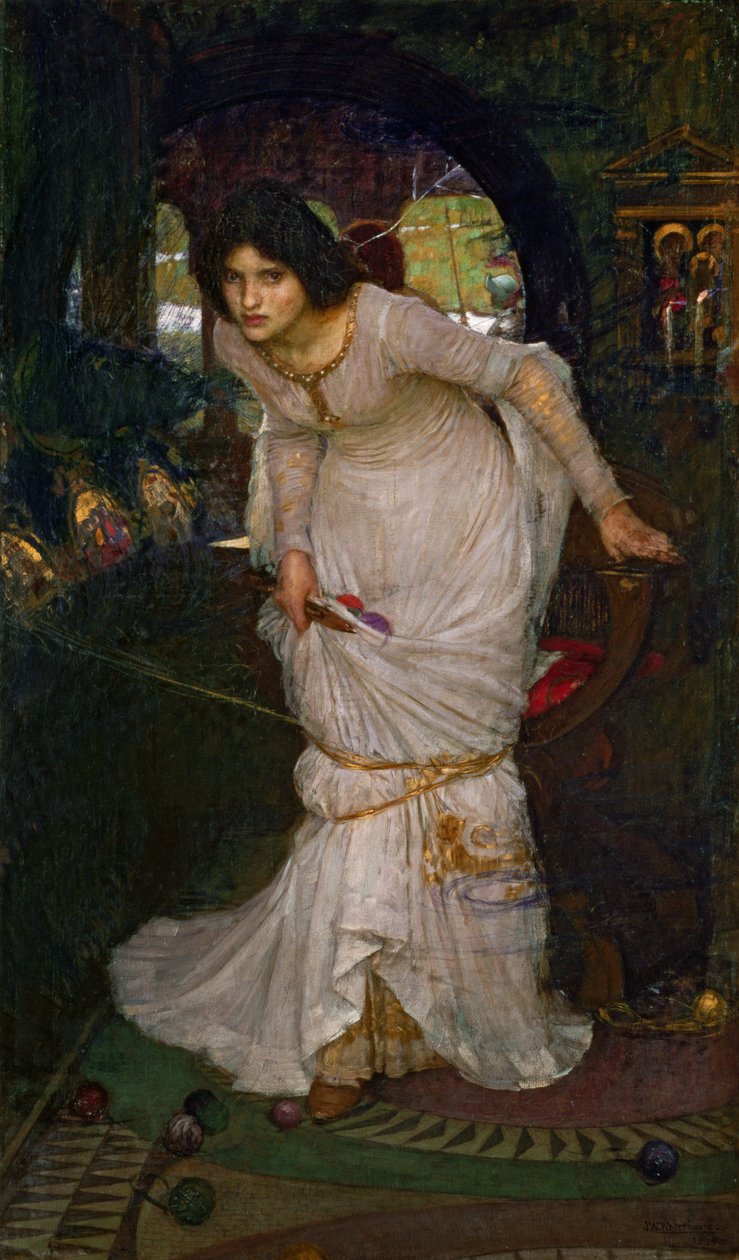 Paní ze Shalott od John William Waterhouse