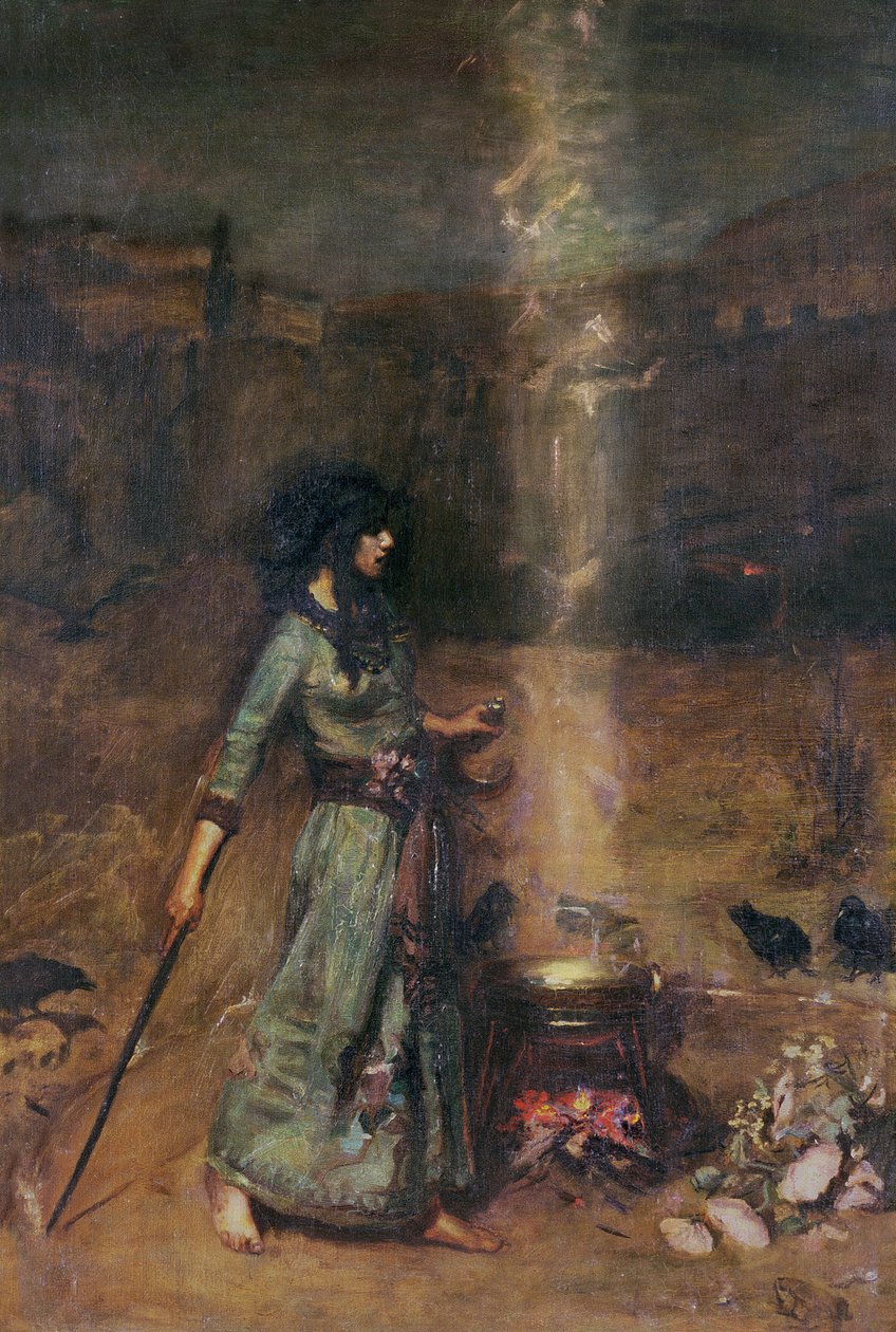 Kouzelný kruh od John William Waterhouse