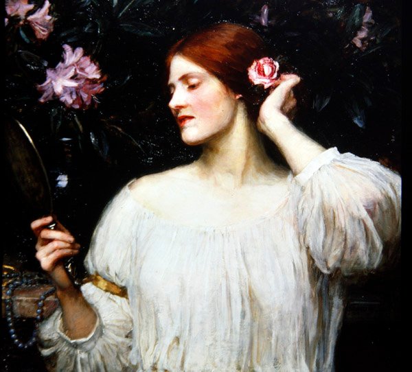Vanity, cca 1910 (olej na plátně) od John William Waterhouse