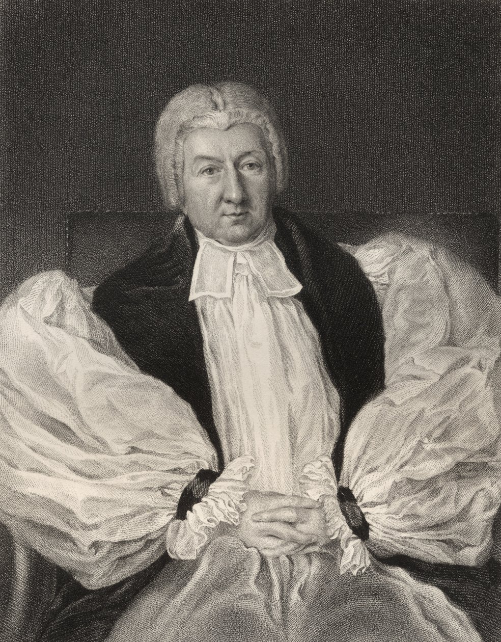 Herbert Marsh, lord biskup z Peterborough, vyrytý Johnem Cochranem (fl. 1821-65), z 