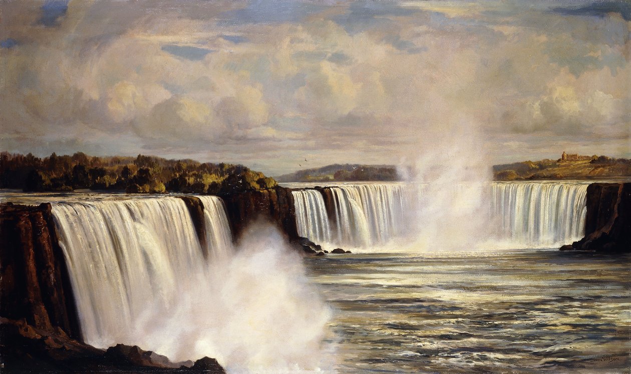 Niagarské vodopády od John Wilson