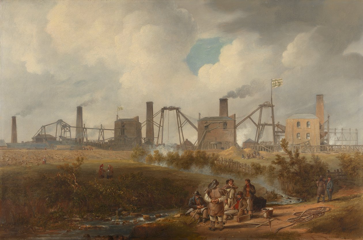 Pohled na dolu Murton poblíž Seaham, hrabství Durham od John Wilson Carmichael
