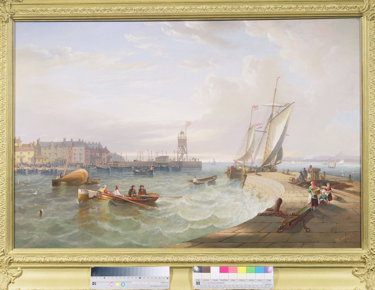 Přístav v Hartlepoolu od John Wilson Carmichael