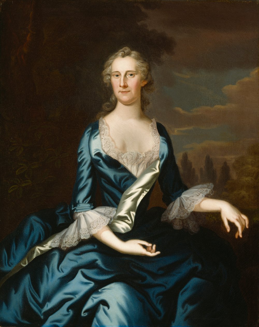 Paní Charles Carroll z Annapolis, 175354 od John Wollaston