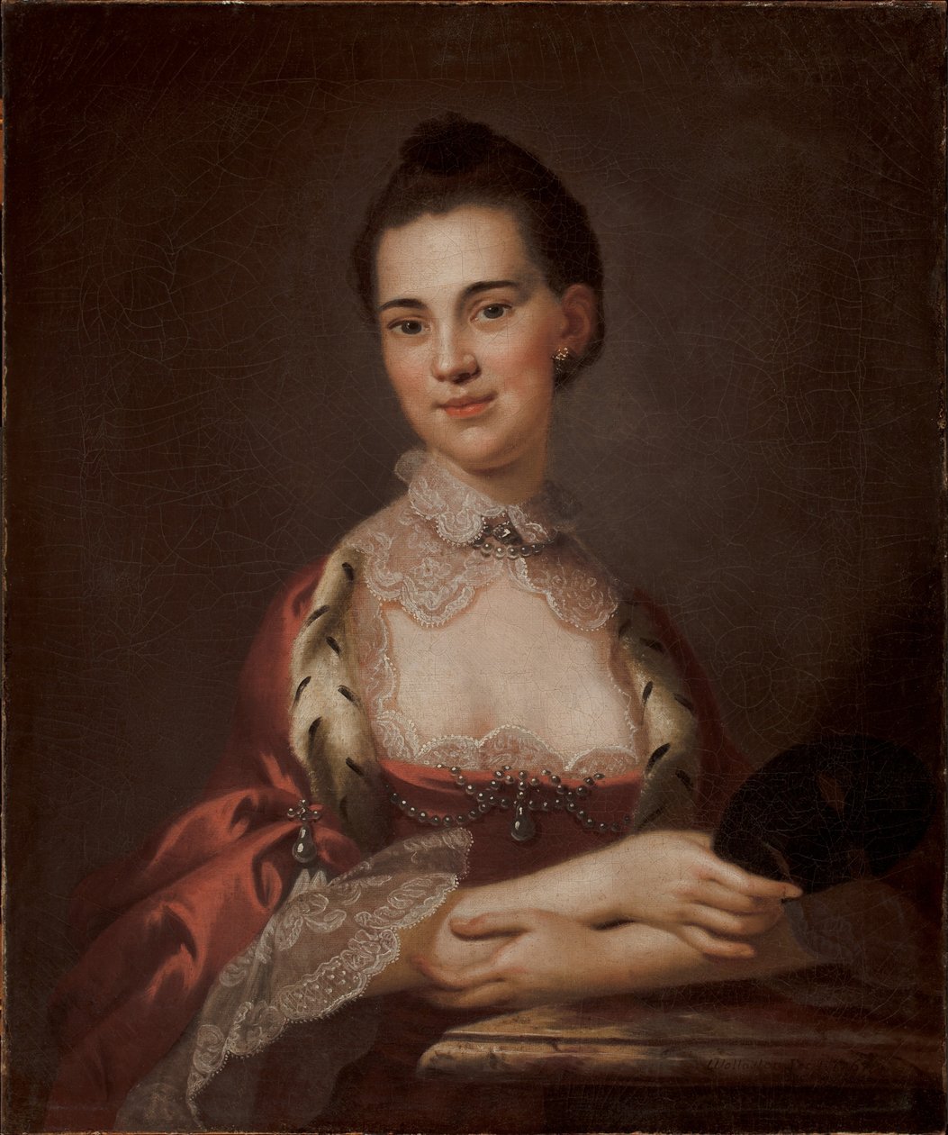 Portrét Anne Gibbes, paní Edward Thomas, 1767 od John Wollaston