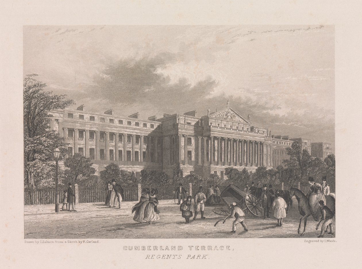Cumberland Terrace, Regents Park od John Woods