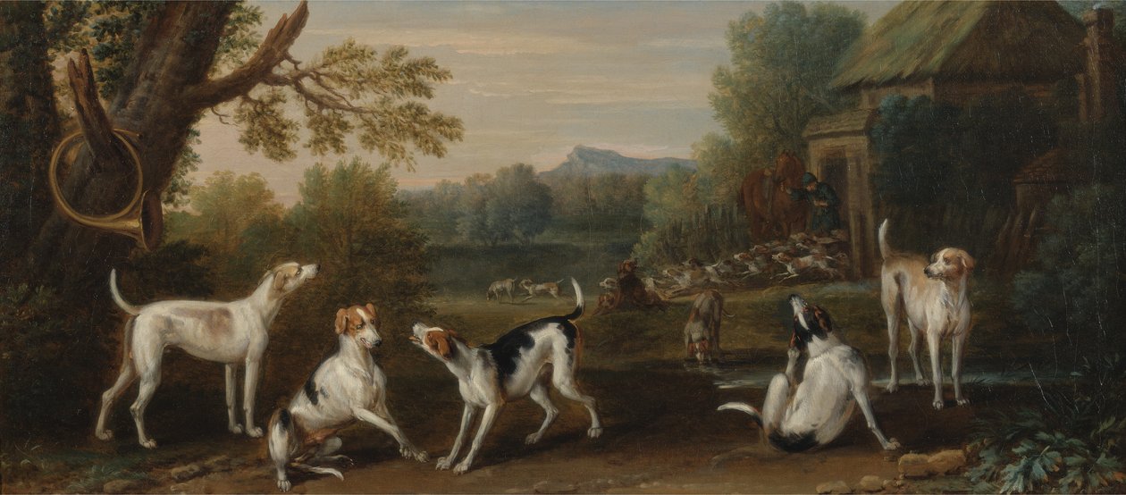 Uvolnění psů, kolem roku 1765 od John Wootton