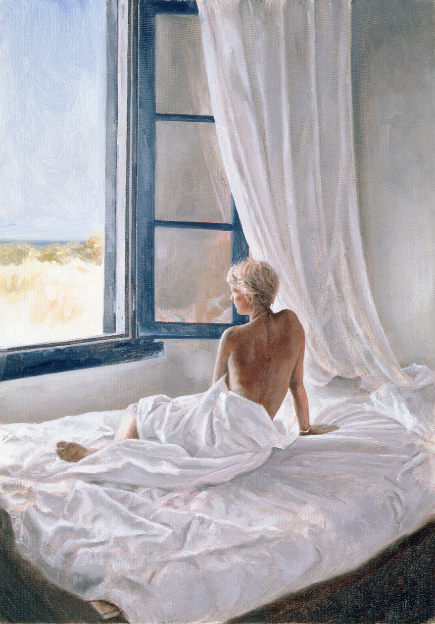 Odpolední pohled (olej na plátně) od John Worthington