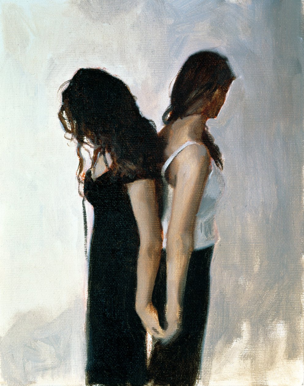 Zády k sobě (olej na plátně) od John Worthington