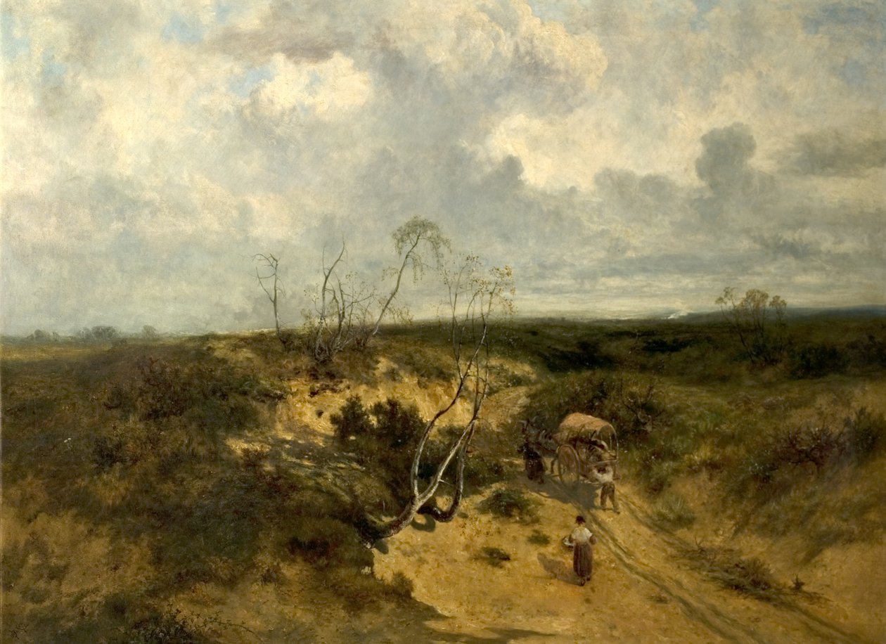 Sandy Bit of Road, 1874 od John Wright Oakes