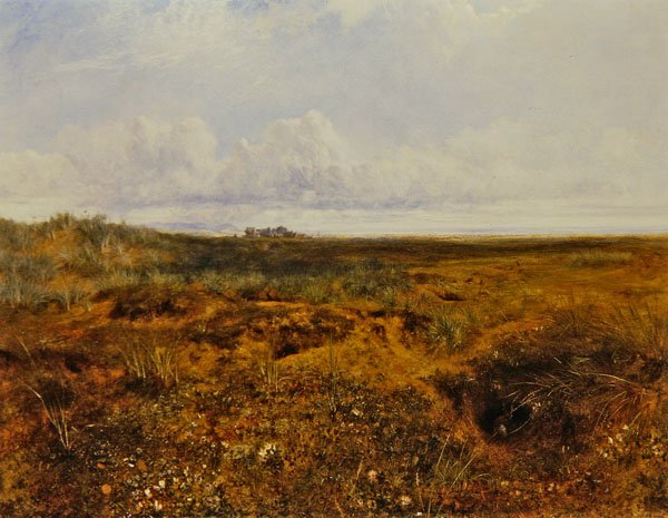 The Rabbit Warren, c.1858 (olej na plátně) od John Wright Oakes