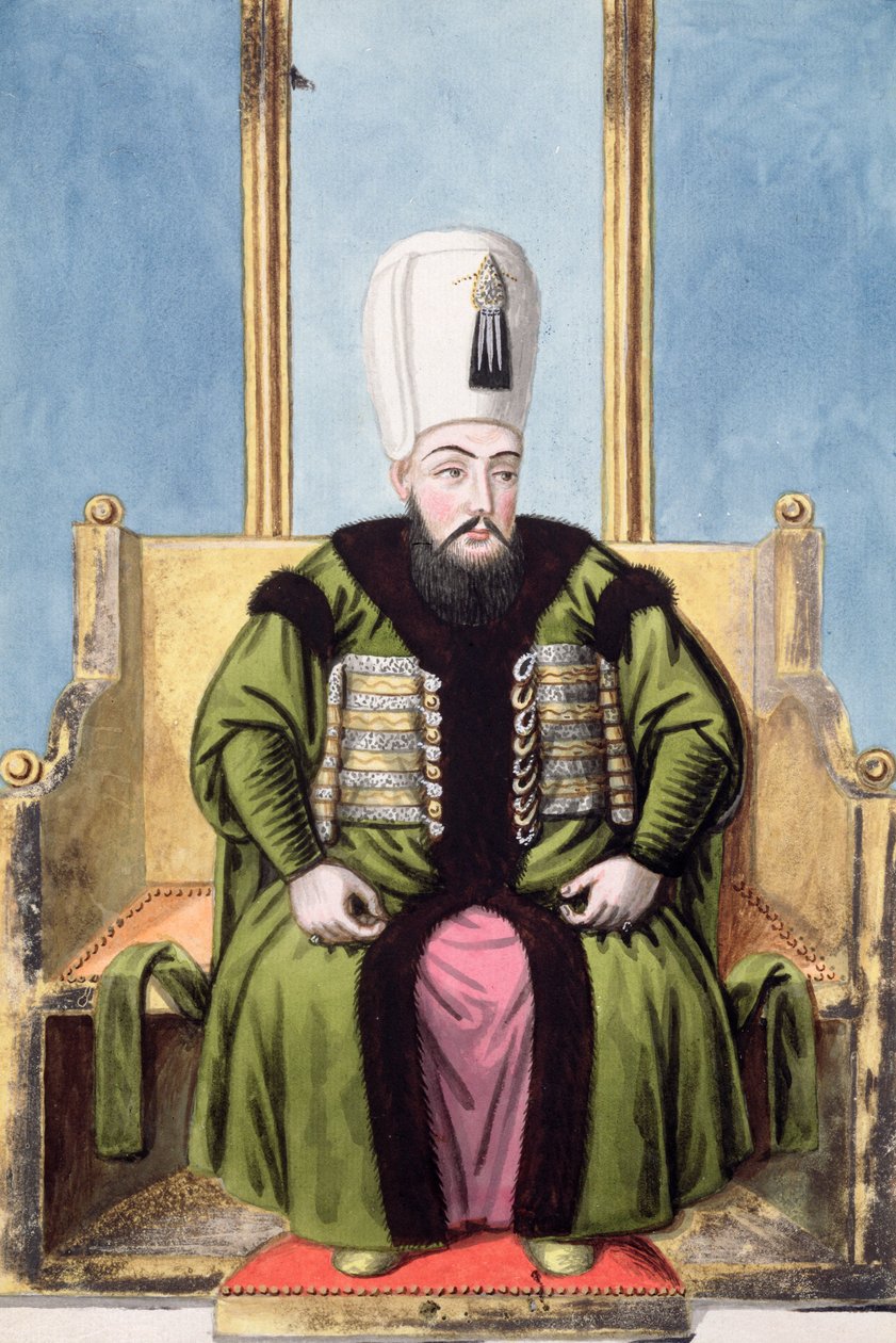 Ahmed I., osmanský císař, 1808 od John Young