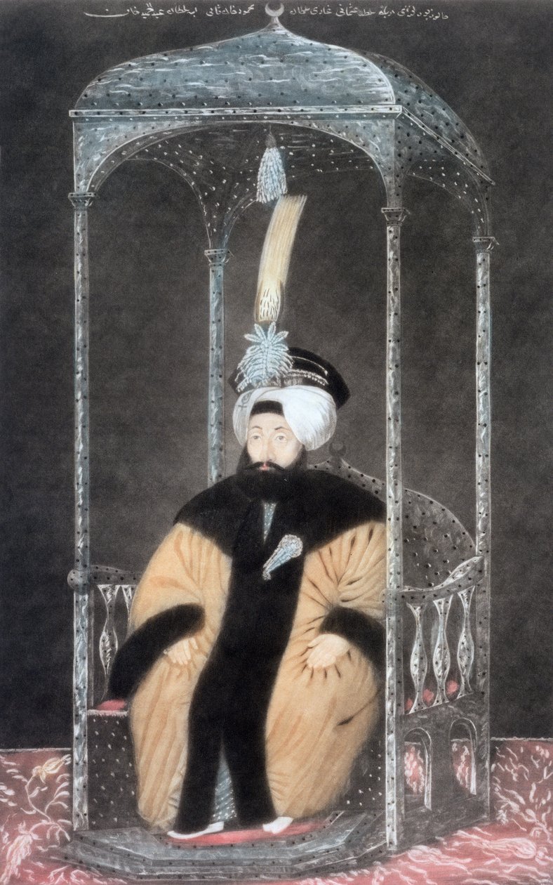 Mahmud II, osmanský císař, 1808 od John Young