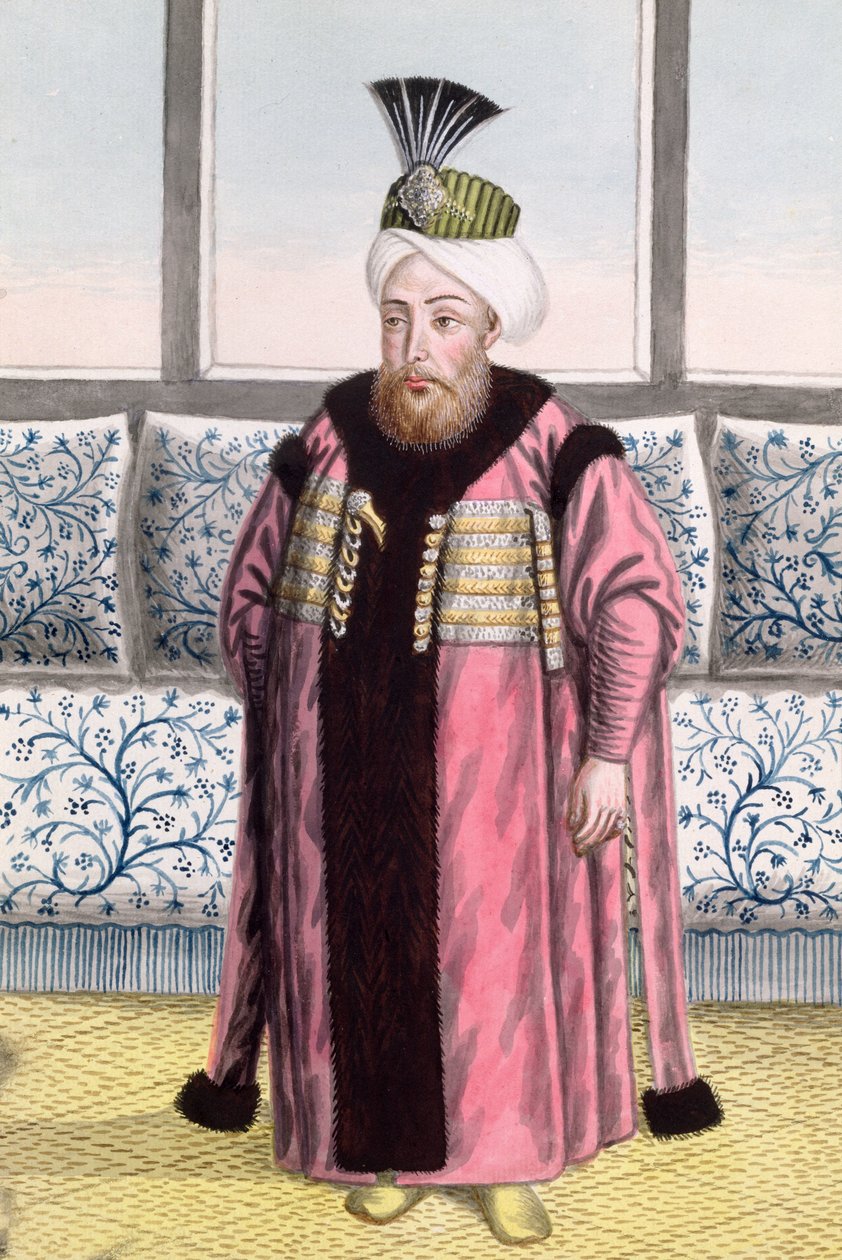 Mustafa II, osmanský císař, 1808 od John Young