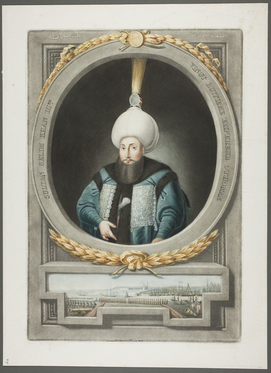 Selim Kahn III, z knihy Portréty tureckých císařů od John Young