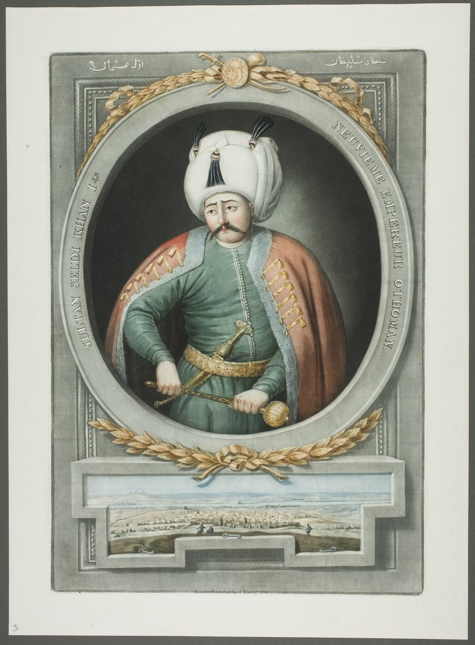Selim Kahn I, z Portrétů tureckých císařů od John Young