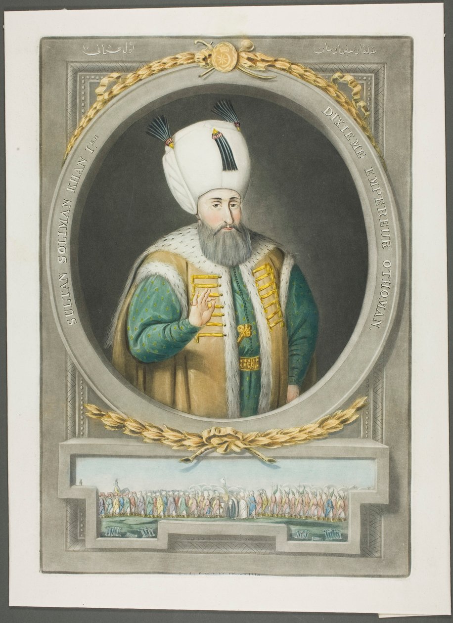Soliman Kahn I, z Portrétů tureckých císařů od John Young