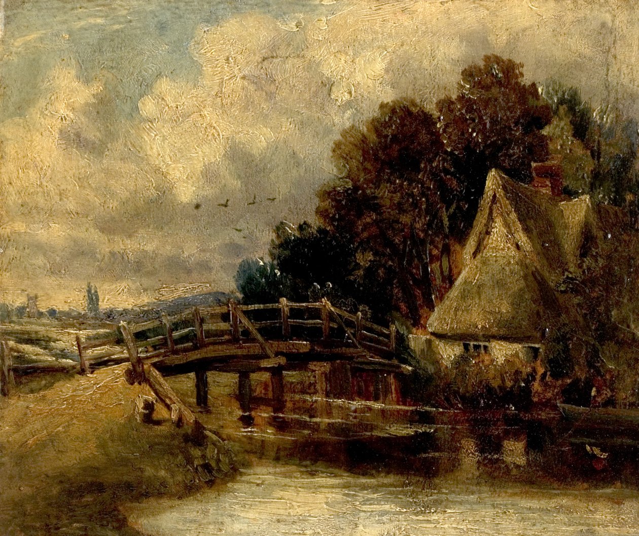 Na Stour poblíž East Bergholt, Suffolk od John Constable