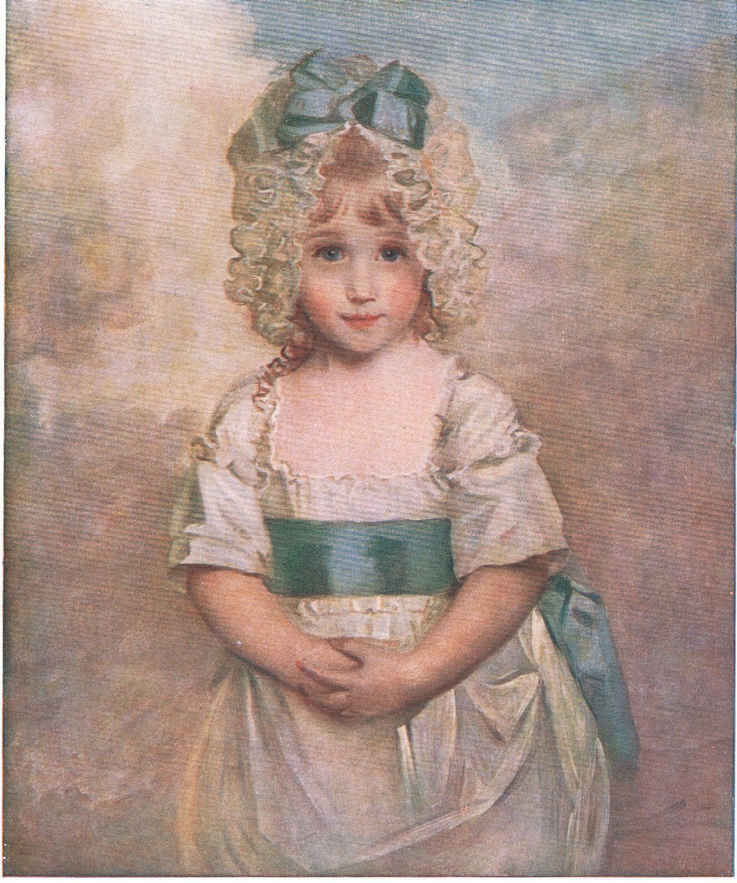 Charlotte Augusta Papendierová ve věku pěti let, Bibbys Annual, 1916-17 od John after Hoppner