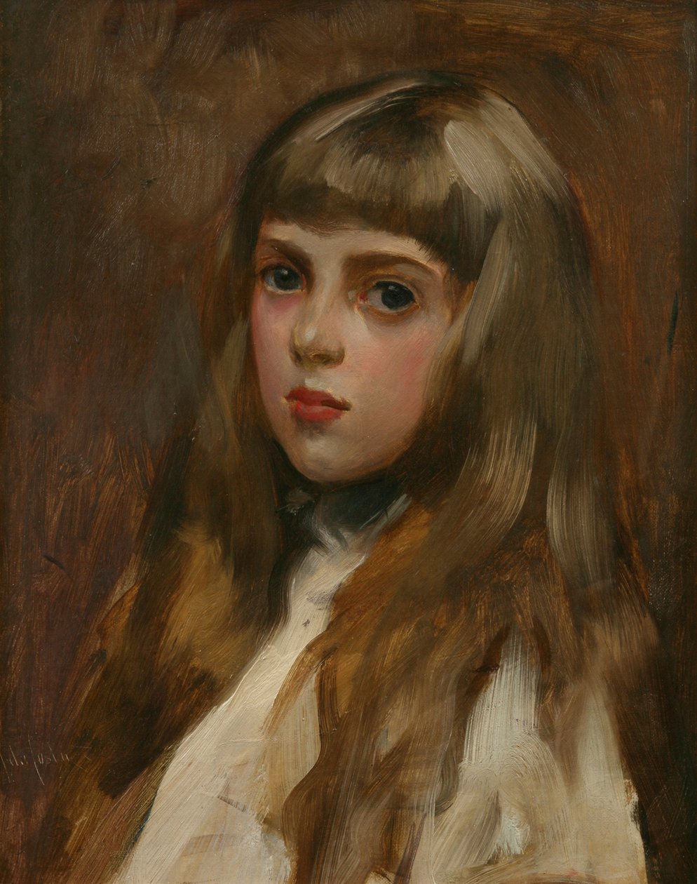 Portrét Marjorie Armstrongové, kolem roku 1895 od John da Costa