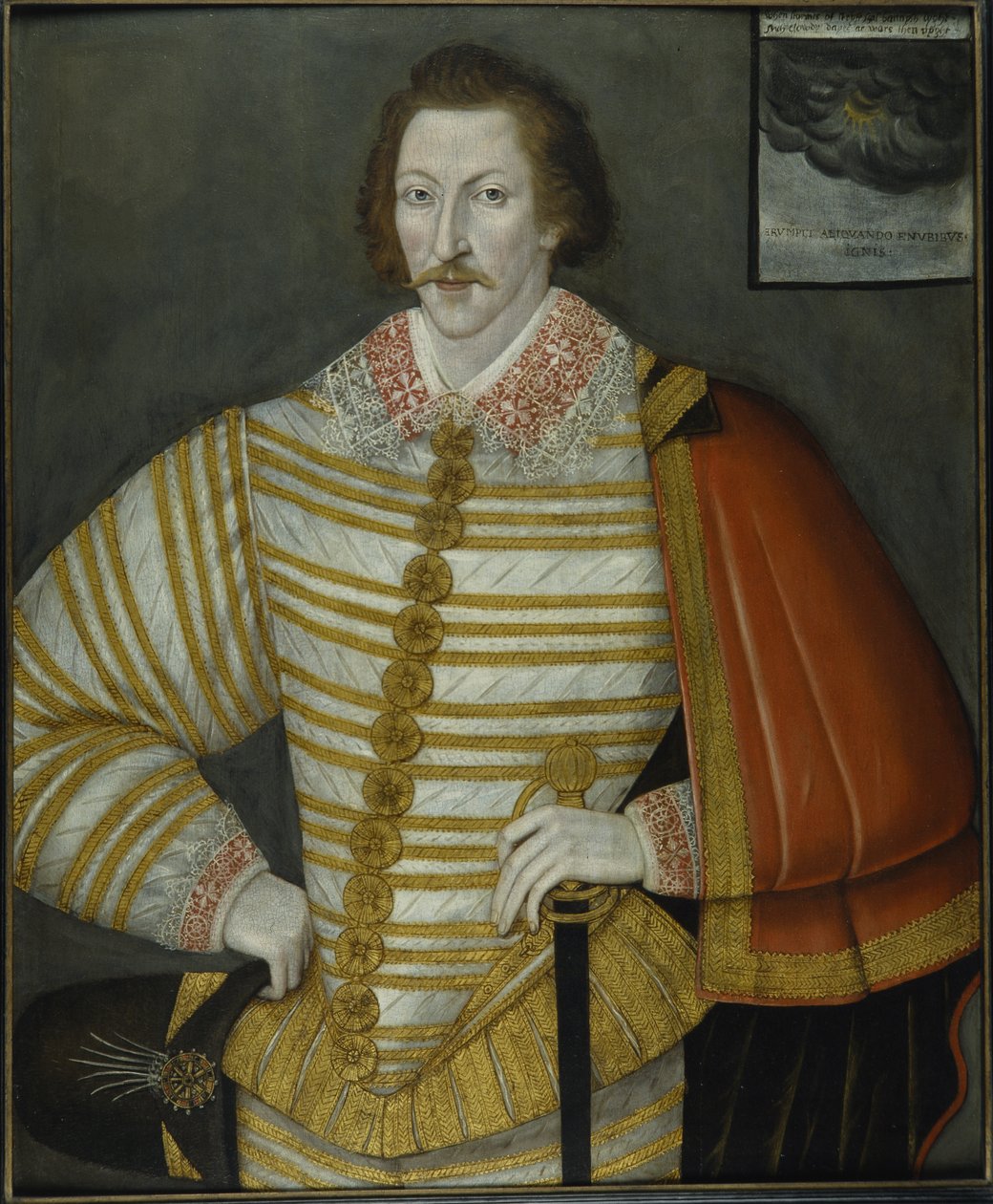 Portrét Thomase Cavendishe, Circumnavigator od John the Younger (attr.to) Bettes