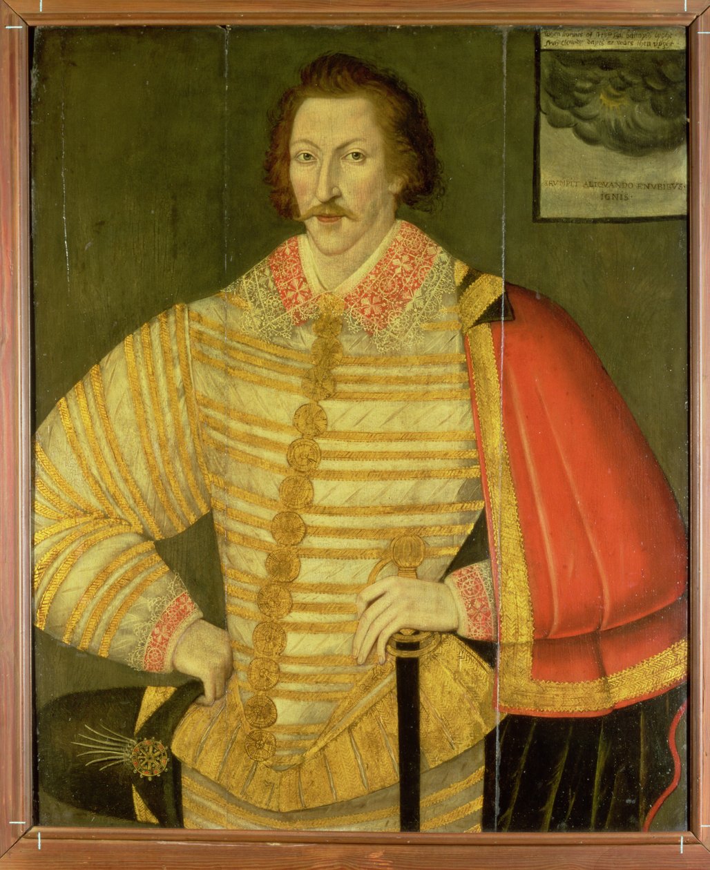 Portrét gentlemana, o kterém se předpokládá, že je Thomas Cavendish od John the Younger Bettes