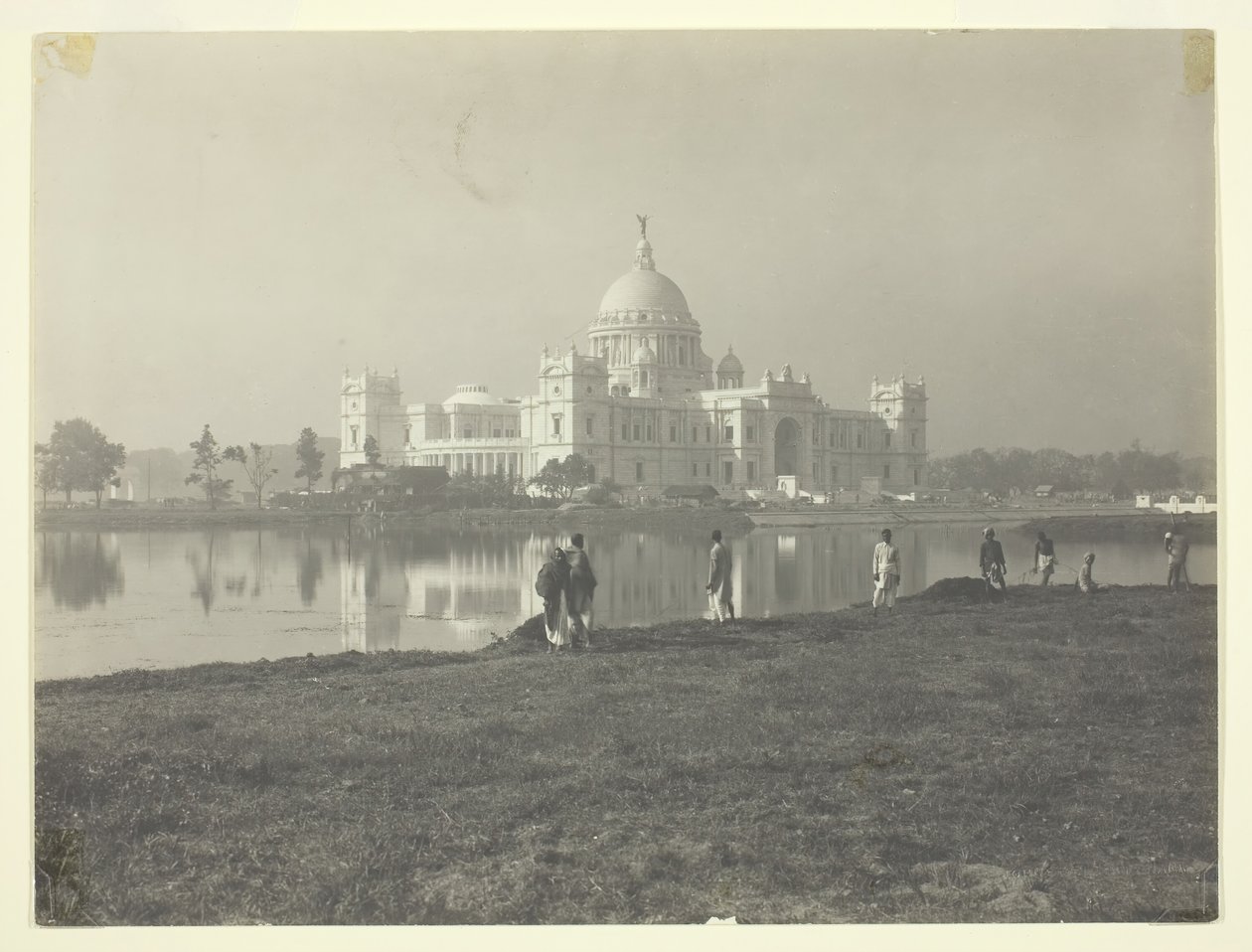 Victoria Memorial v Kalkatě, ca. 10. léta 20. století. od Johnston and Hoffmann