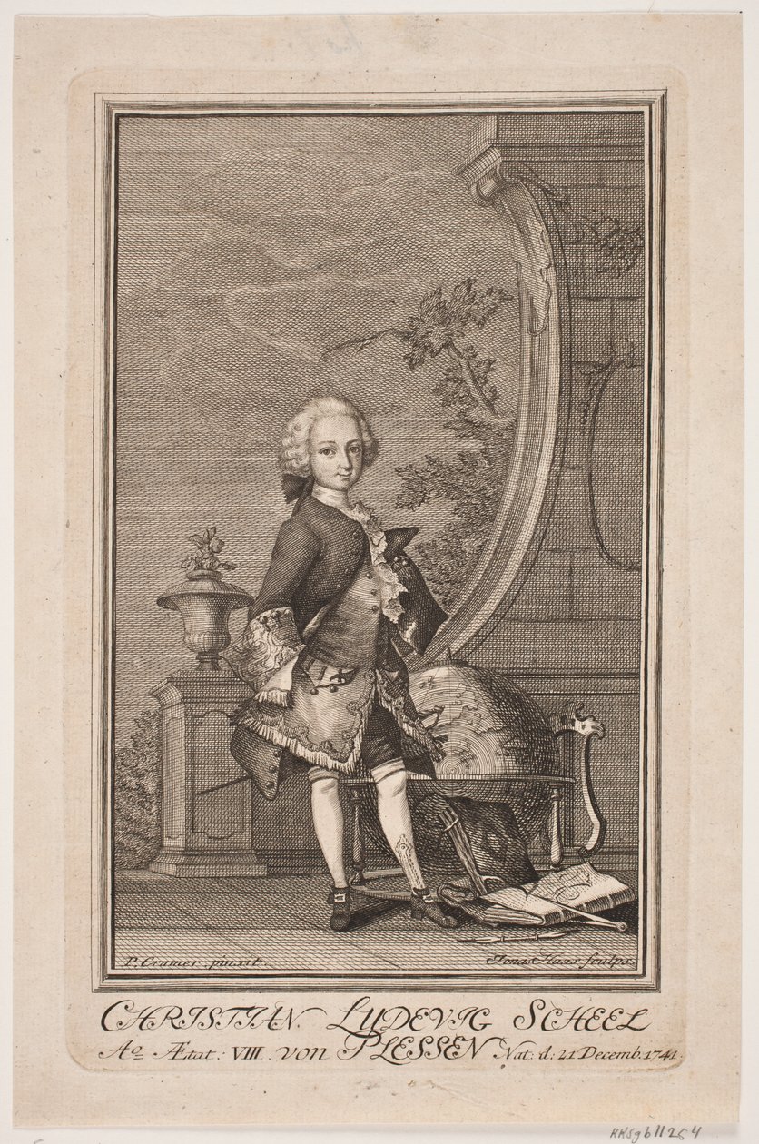 Christian Ludvig Scheel von Plessen od Jonas Haas