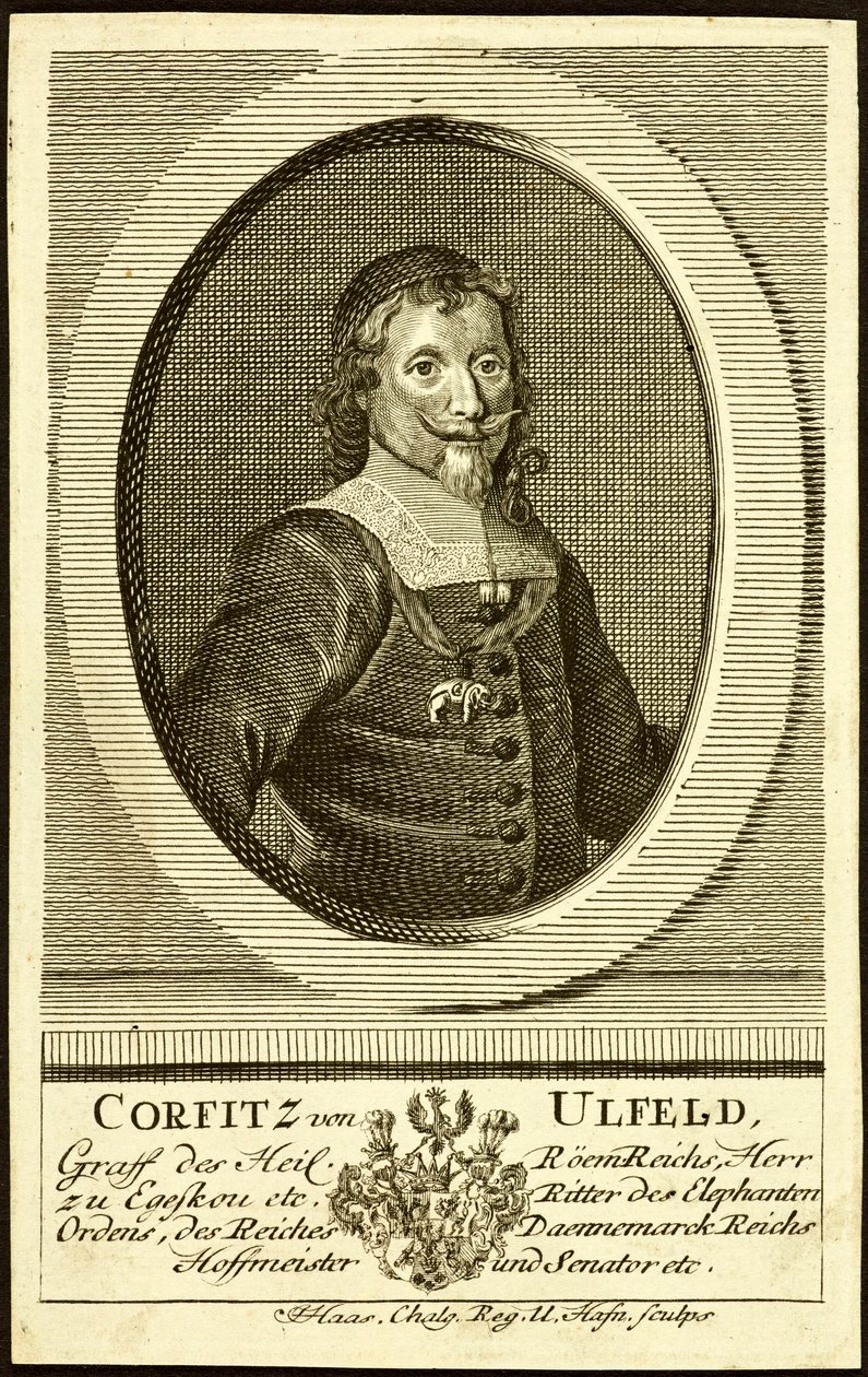 Portrét Corfitz Ulfeldt 1606-1664. od Jonas Haas