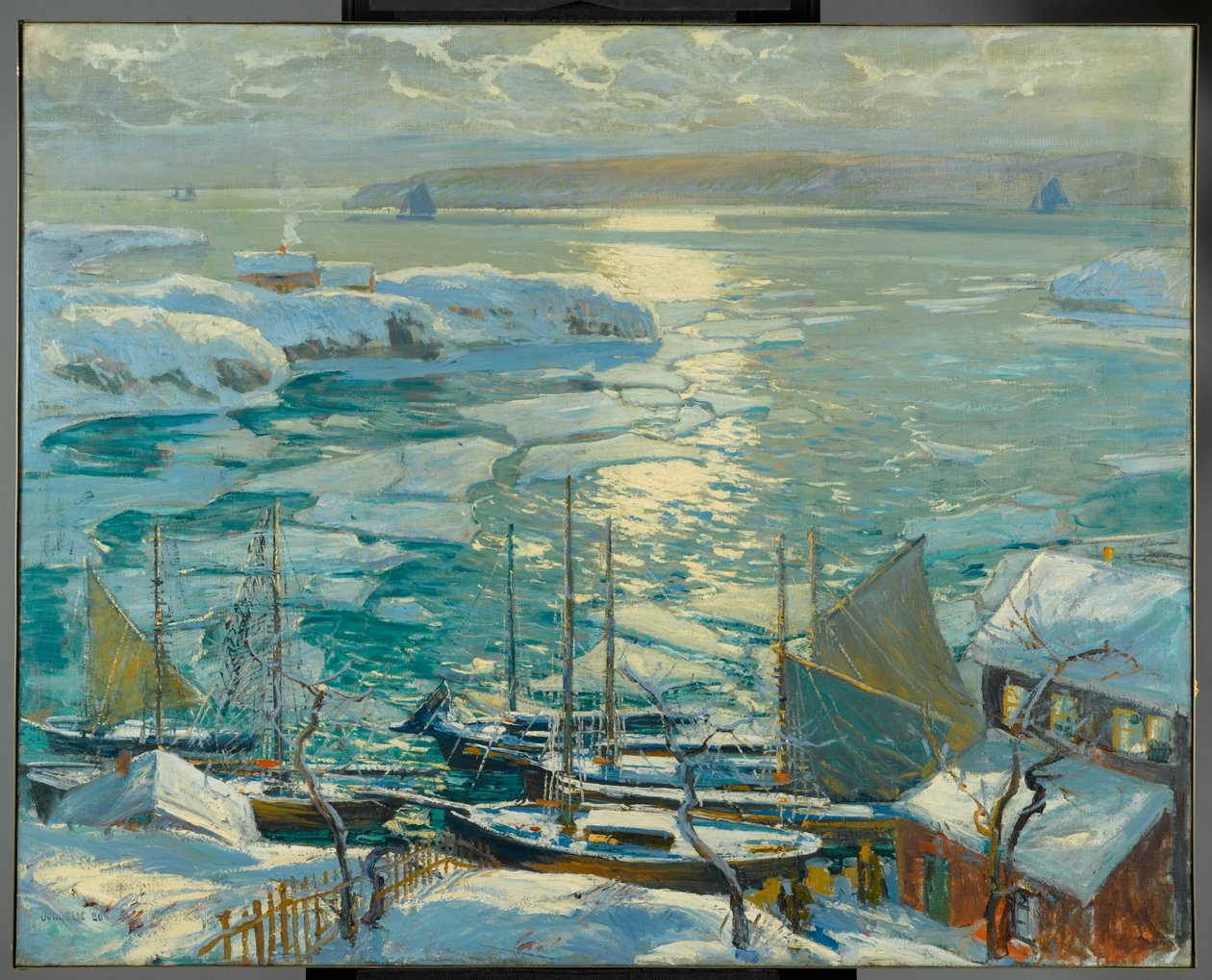The Old Ships Draw to Home Again, 1920 od Jonas Lie