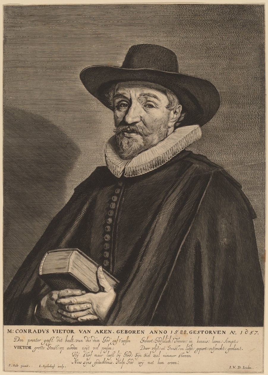 Konrád Vietor z Cách od Jonas Suyderhoff after Frans Hals