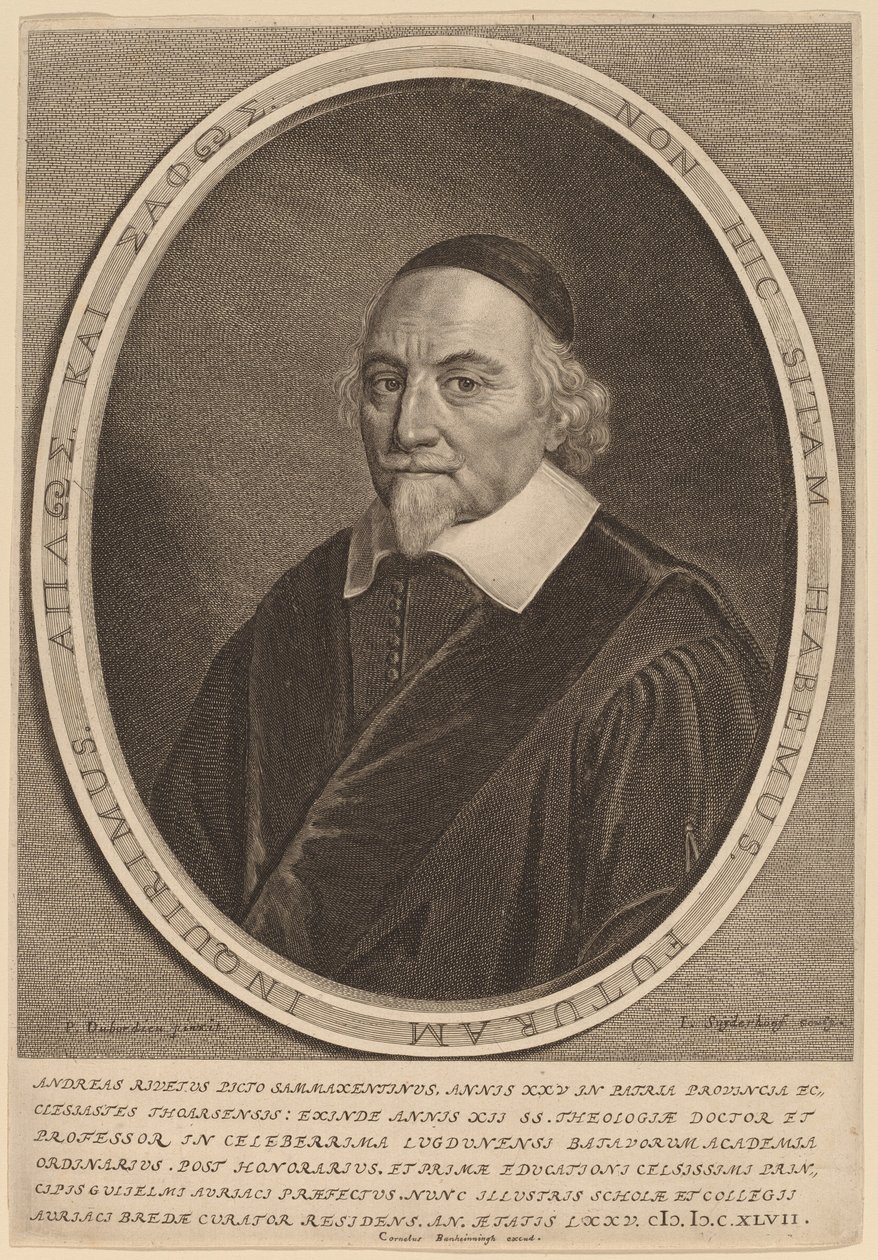 Andreas Rivetus od Jonas Suyderhoff after Pieter Dubordieu