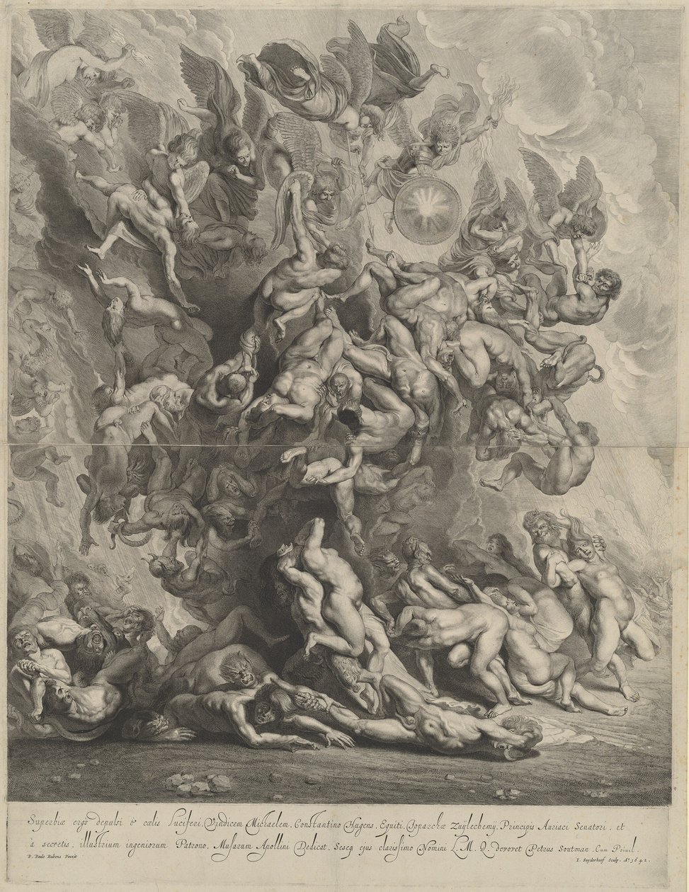 Fall of the Damned od Jonas Suyderhoff, after Sir Peter Paul Rubens