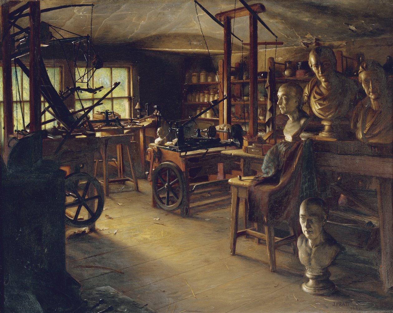 Dílna Jamese Watta, 1889 od Jonathan Pratt