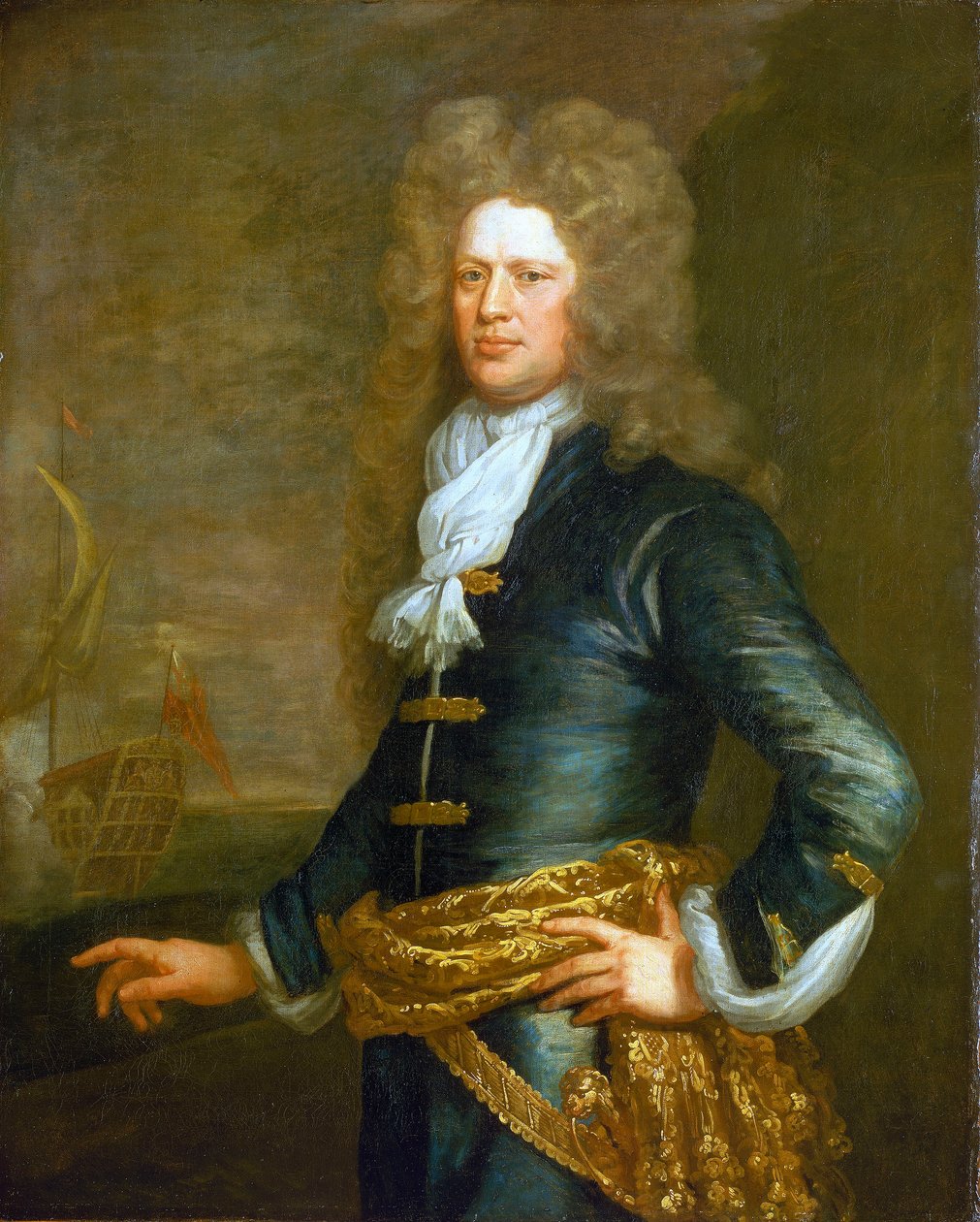 Admirál sir John Balchen (1670-1744), asi 1695 (olej na plátně) od Jonathan Richardson