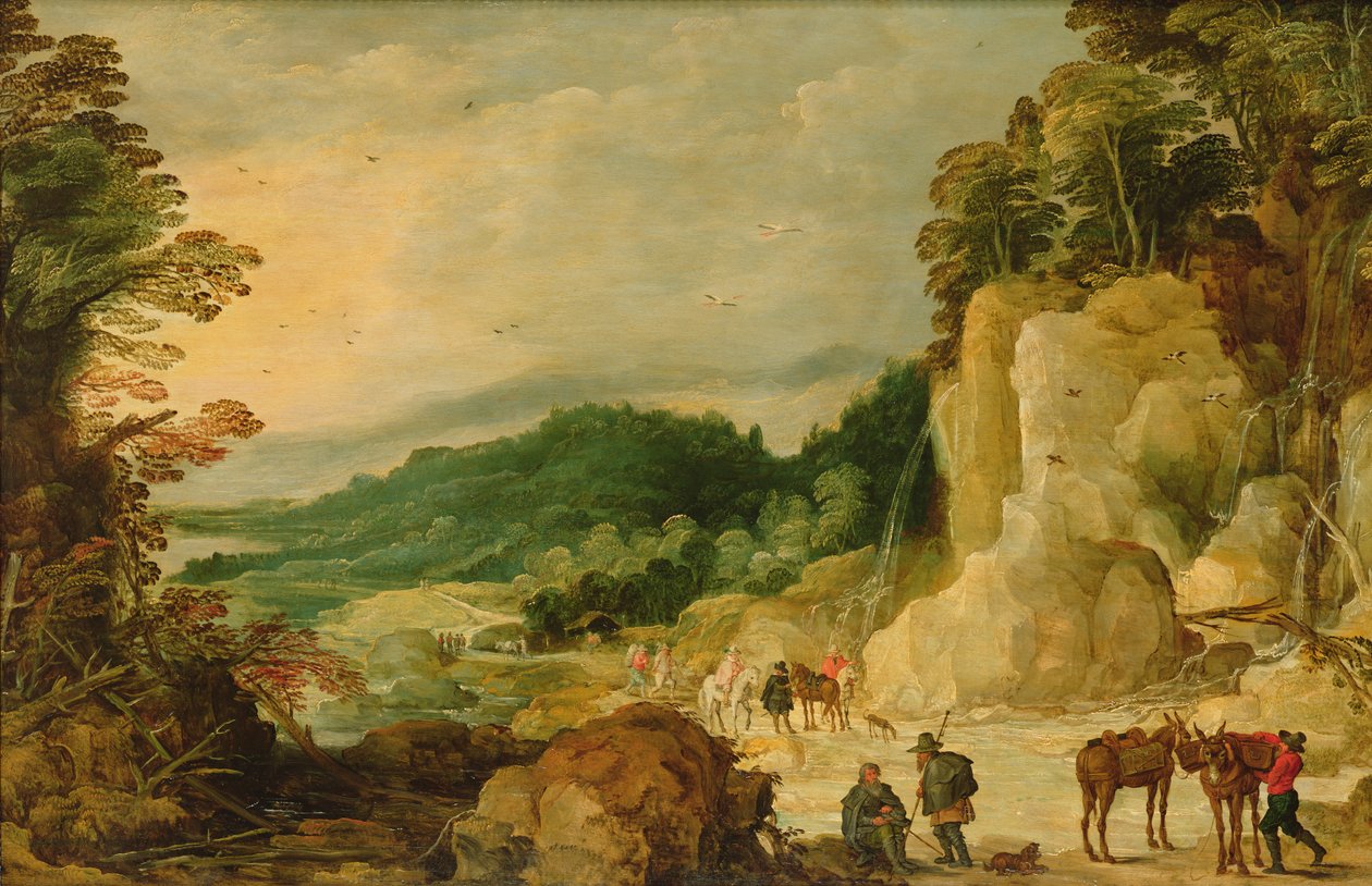 Horská krajina od Joos or Josse de Momper