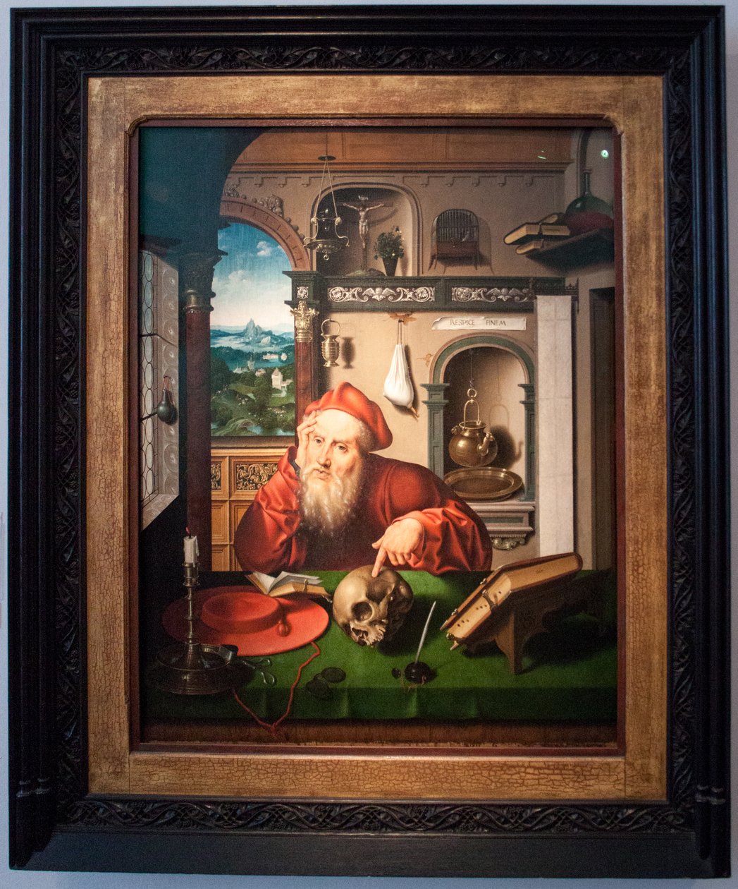 St. Jerome Deutsch: Der heilige Hieronymus In od Joos van Cleve