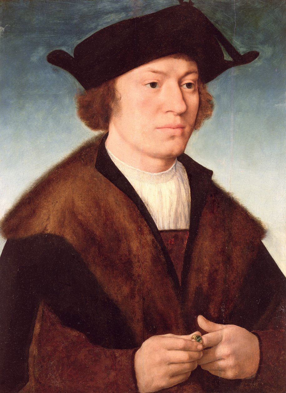 Portrét neznámého muže, 1520 od Joos van Cleve