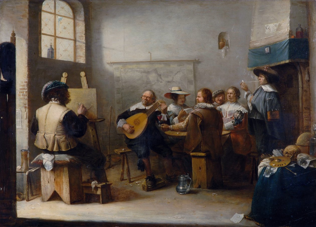 Malířský ateliér od Joos van Craesbeeck