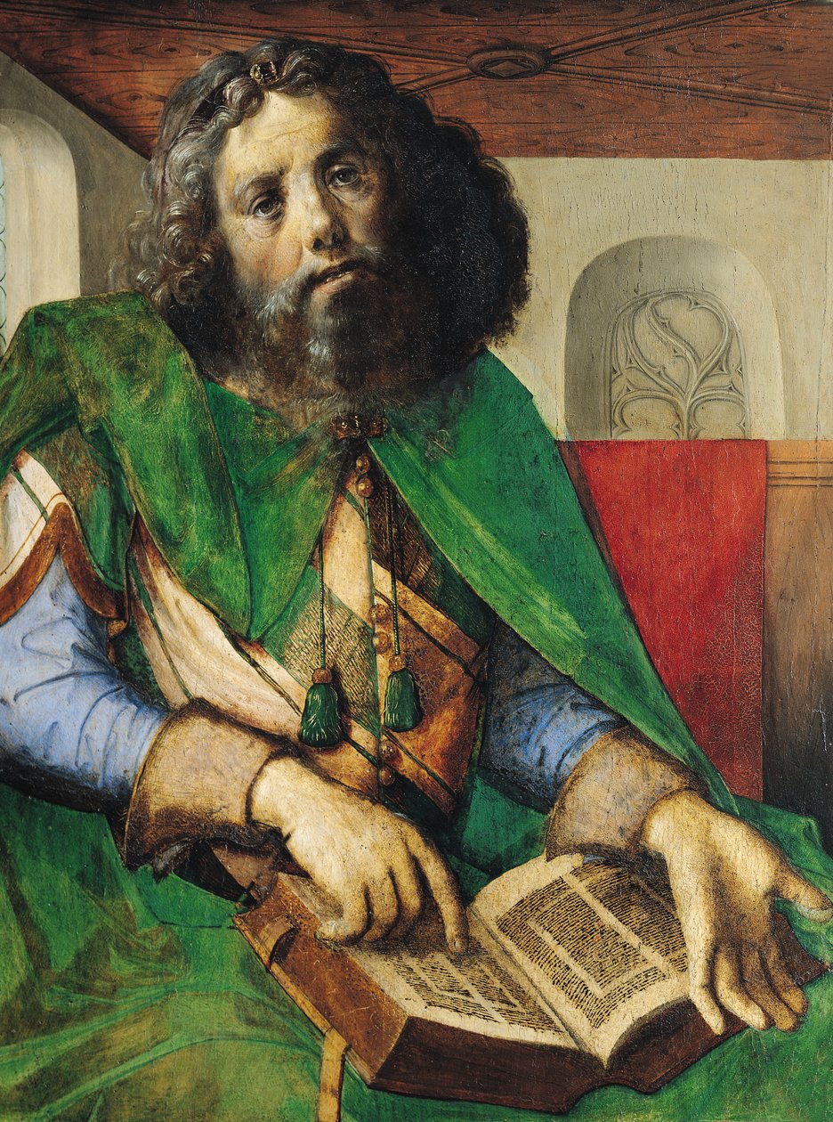 Portrét Platóna (429-347 př.nl) kolem roku 1475 od Joos van Gent
