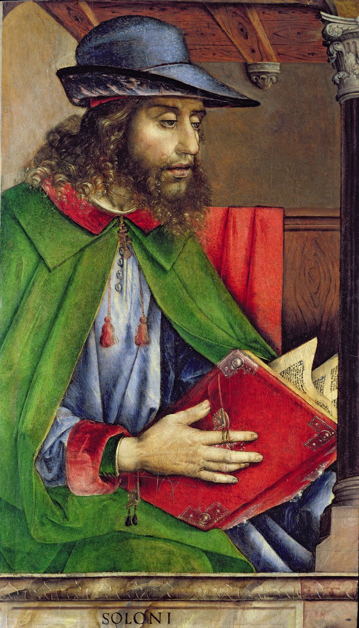 Solónův portrét (640-558 př. n. l.) cca 1475 od Joos van Gent