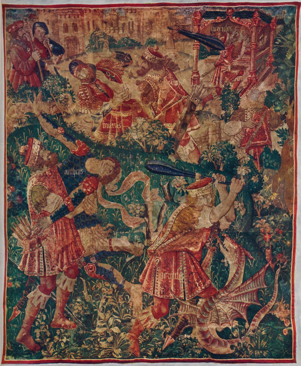 Scény ze života Herkula: Tapisérie tkaná Joosem z Audenarde, c1498 1946 od Joos of Audenarde