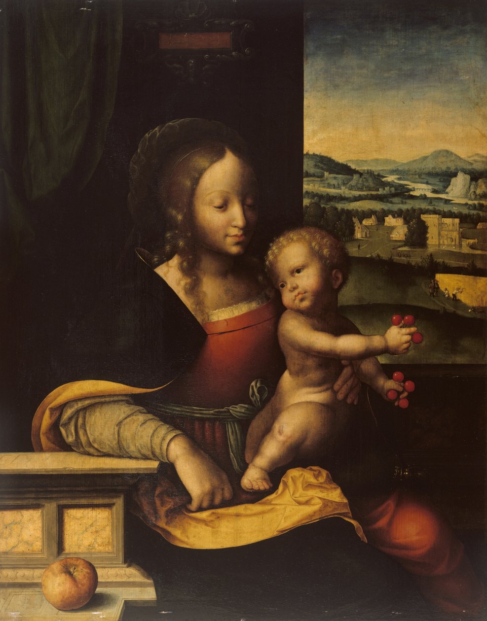 Panna a dítě od Joos van (and workshop) Cleve