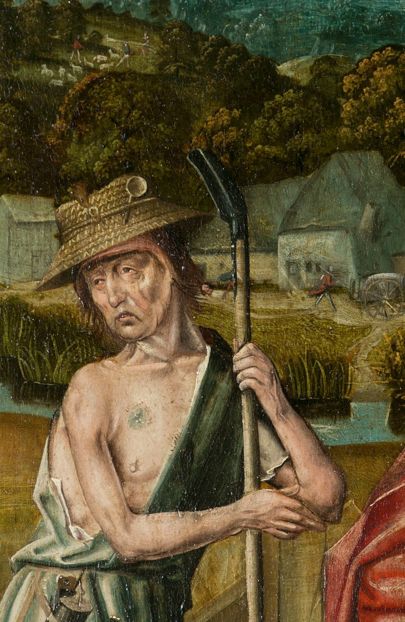 Triptych z Betléma, cca 1540 (malba na dřevě) od Joos van (attr. to) Cleve