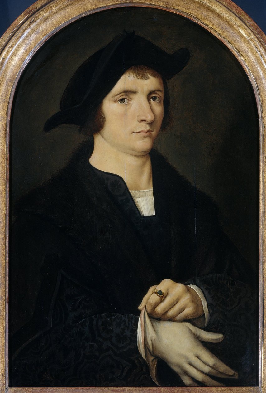 Portrét Jorise Vezeleera od Joos van Cleve (copy after)
