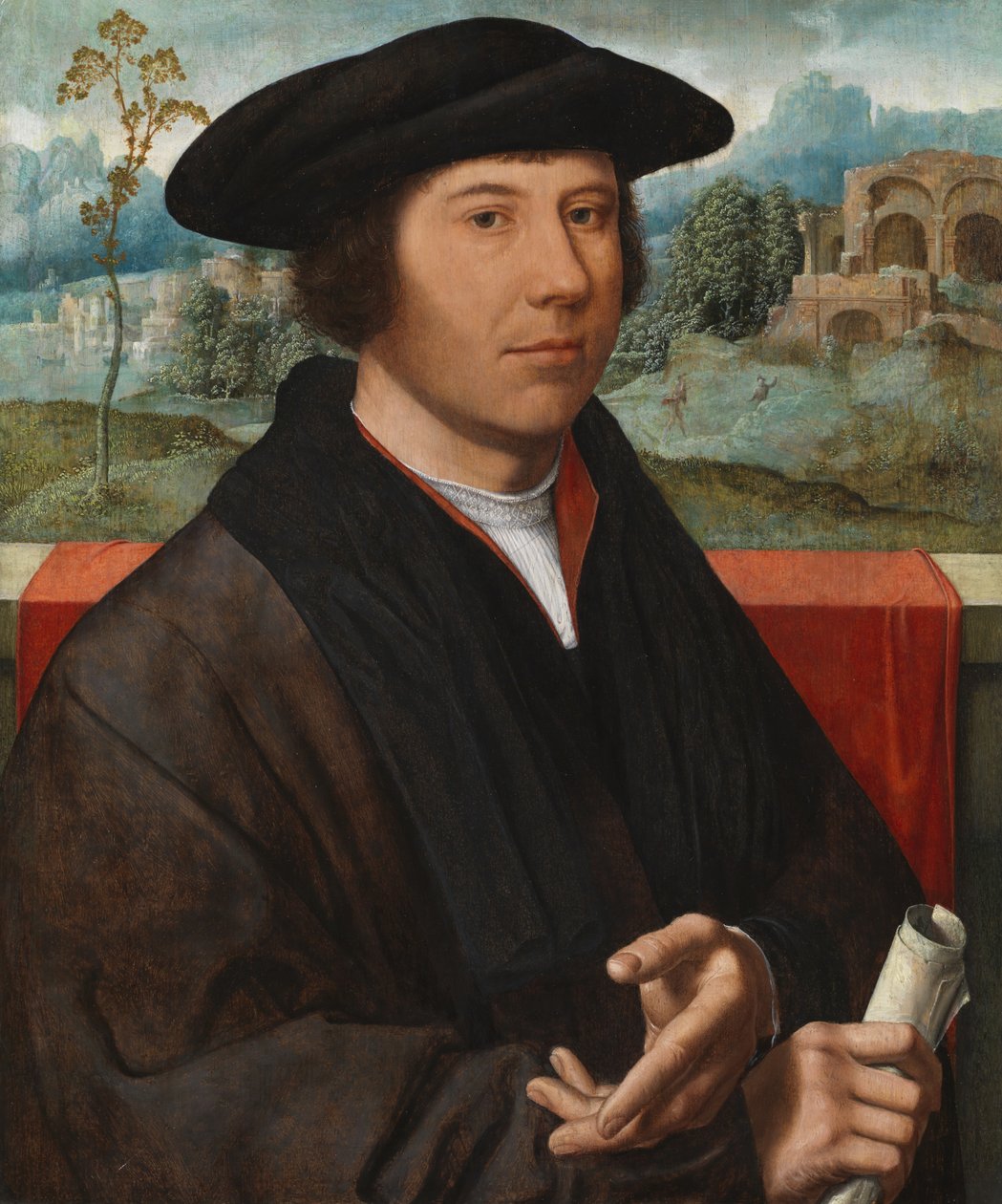 Portrét muže, 1528-29 od Joos van Cleve