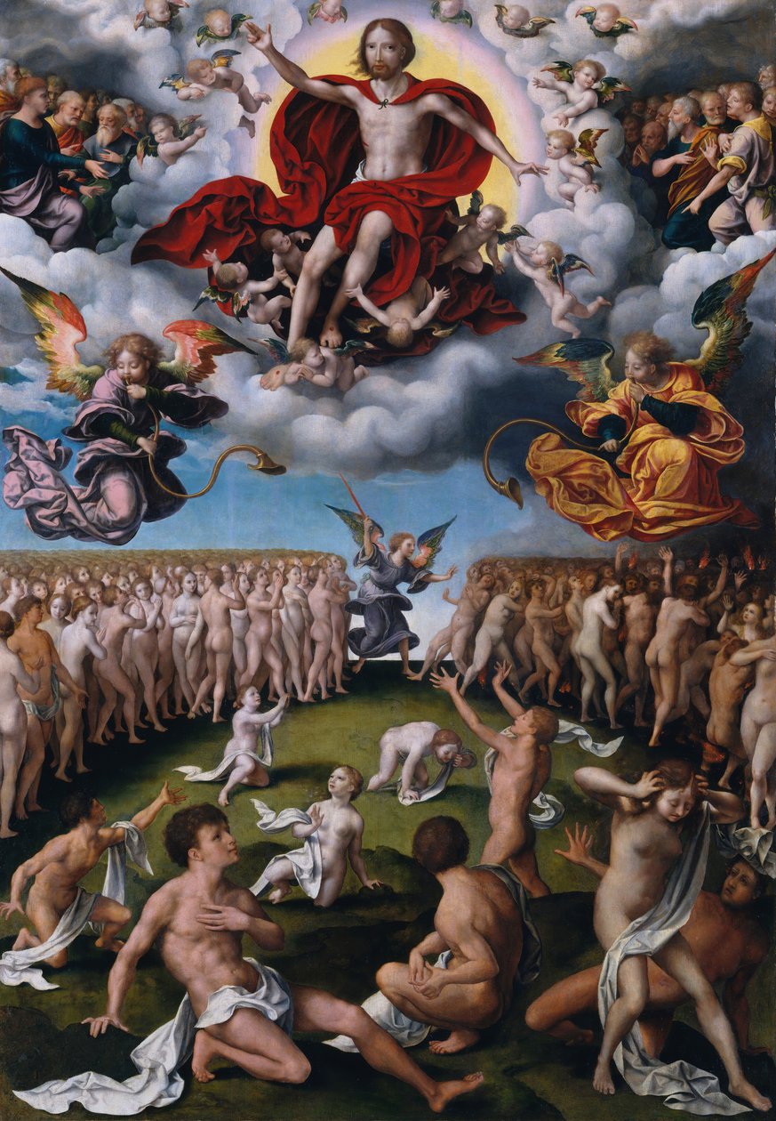 Poslední soud, ca. 1520-25. od Joos van Cleve